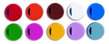 Цветные крышки (коды) для криопробирок, белые