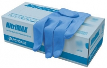 Перчатки NitriMAX нитриловые неопудренные, Голубые, размер M