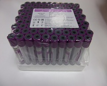Пробирка вакуумная МиниМед с К2-ЭДТА, 3 мл, 13х75мм, фиолетовый, ПЭТФ, уп.100 шт.