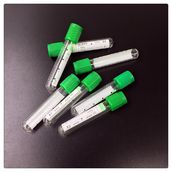 Пробирка вакуумная МиниМед с лития гепарином, 4 мл, 13х75 мм, зеленый, ПЭТФ, уп.100 шт.
